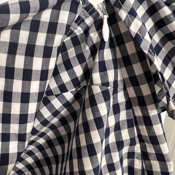 JCrew one shoulder double ruffle blouse Sz 14 - Picture 3 of 4